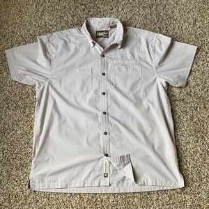 Howler Bros large short sleeve button up shirt.